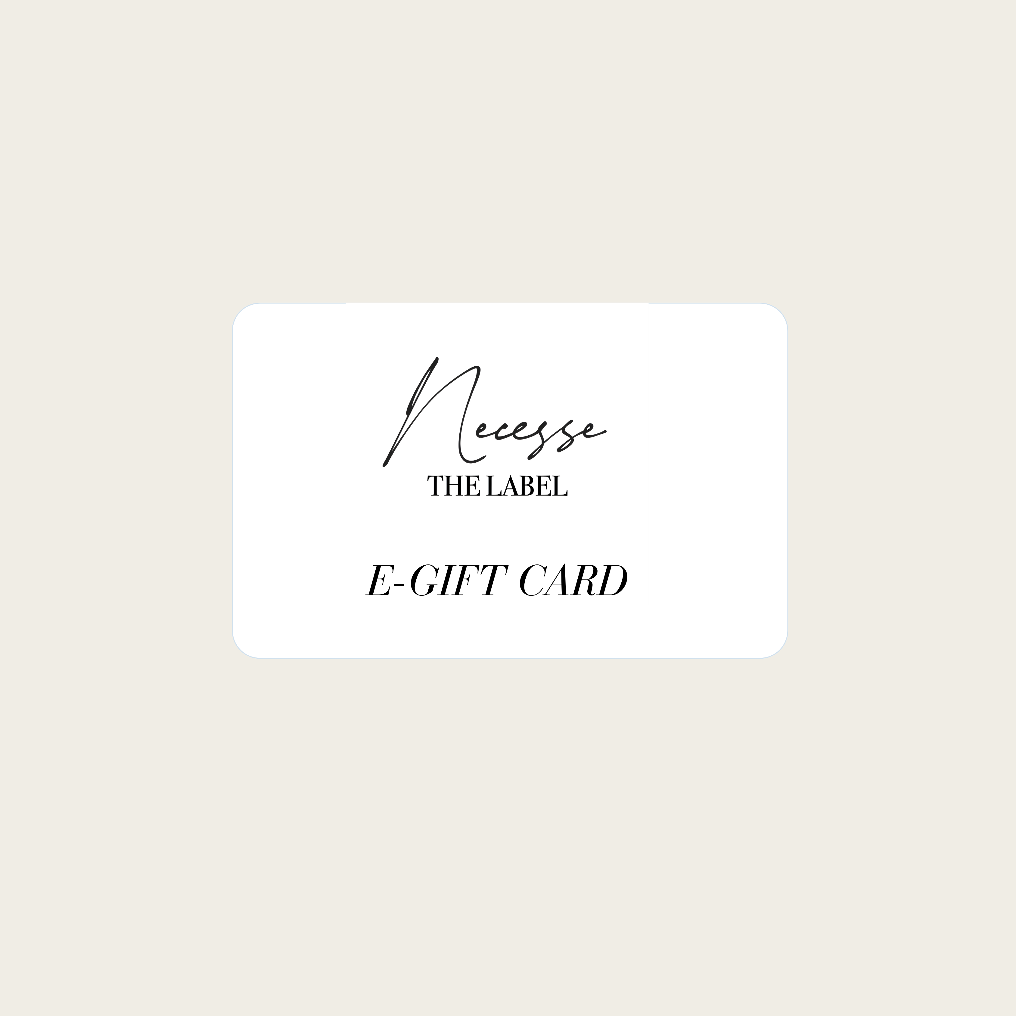 Necesse The Label Gift Card